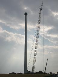 la nuit tombe sur le chantier